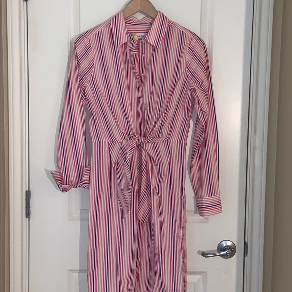 CALVIN KLEIN SHIRTDRESS Pink/Red $158 4 (s)